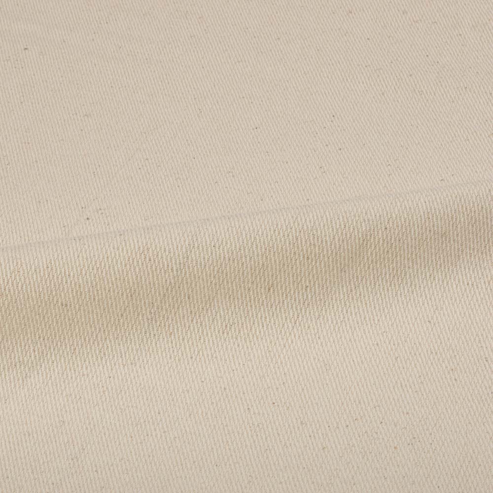 Twill White Pure Cotton 250 GSM Handwoven Brocade Fabric 70