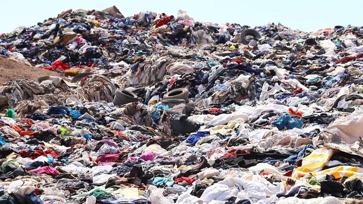 fabric scraps end up in landfills