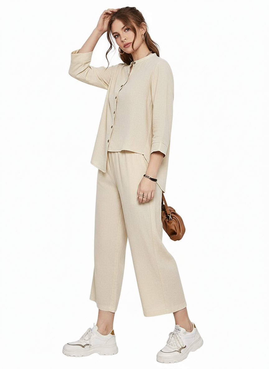 Asymmetric Casual Co-ord Set