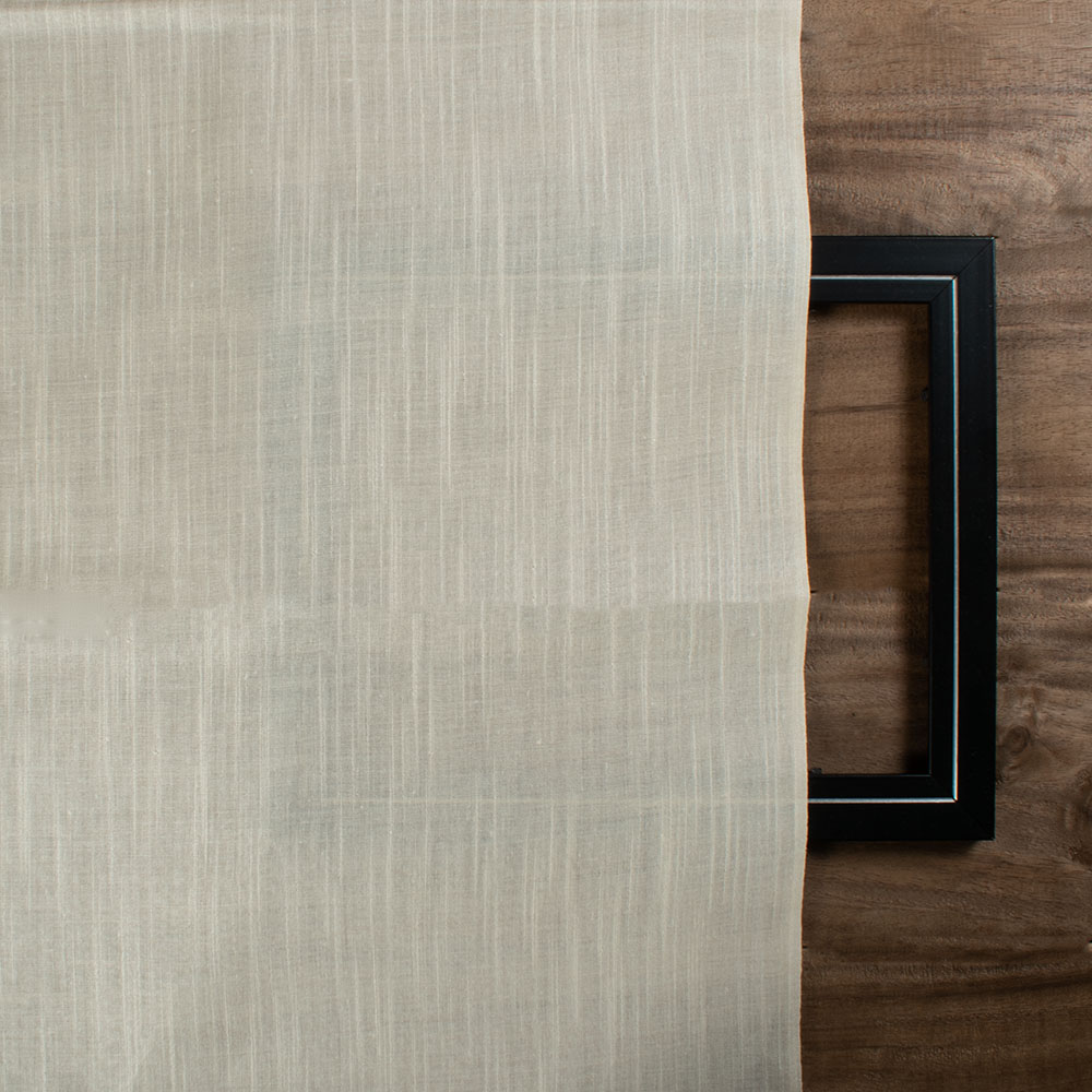 PLAIN NATURAL PURE MATKA SILK 87 GSM HANDWOVEN FABRIC