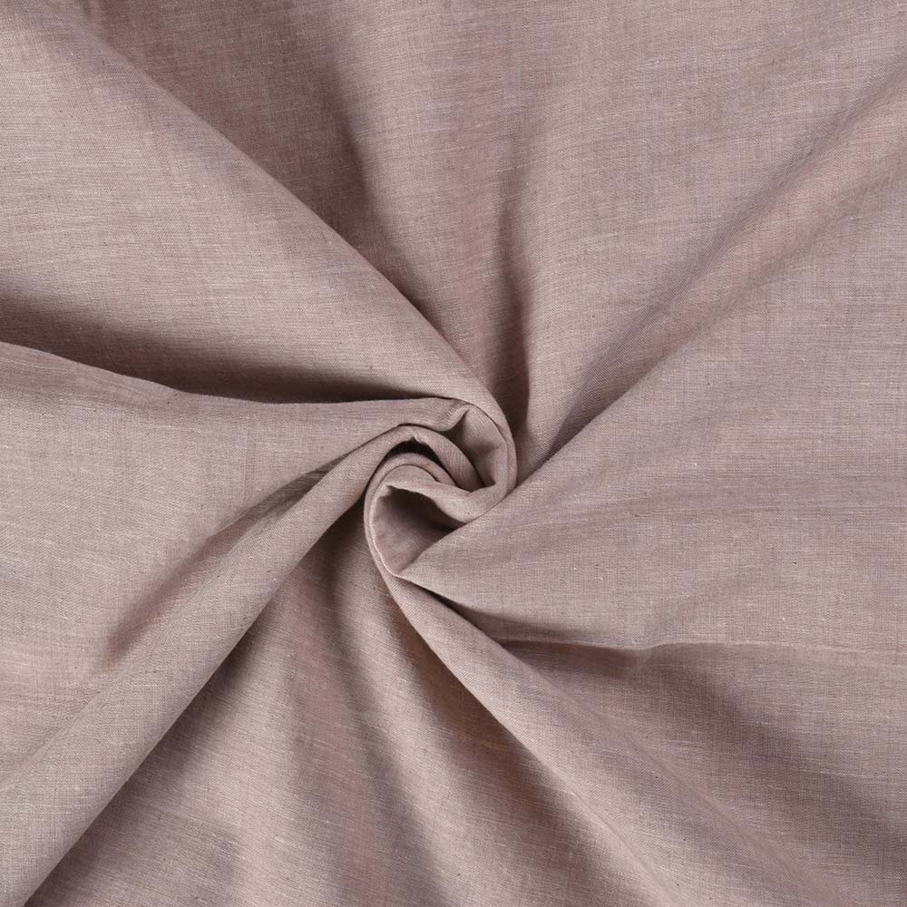 Plain Taupe Khadi Cotton 70 GSM Handwoven Fabric