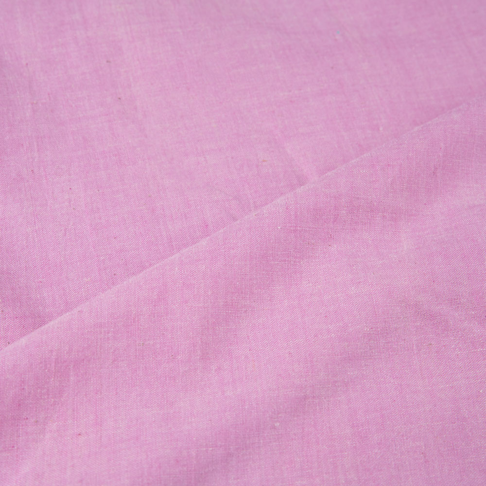 CHAMBRAY PURPLE KHADI COTTON 92 GSM HANDWOVEN FABRIC