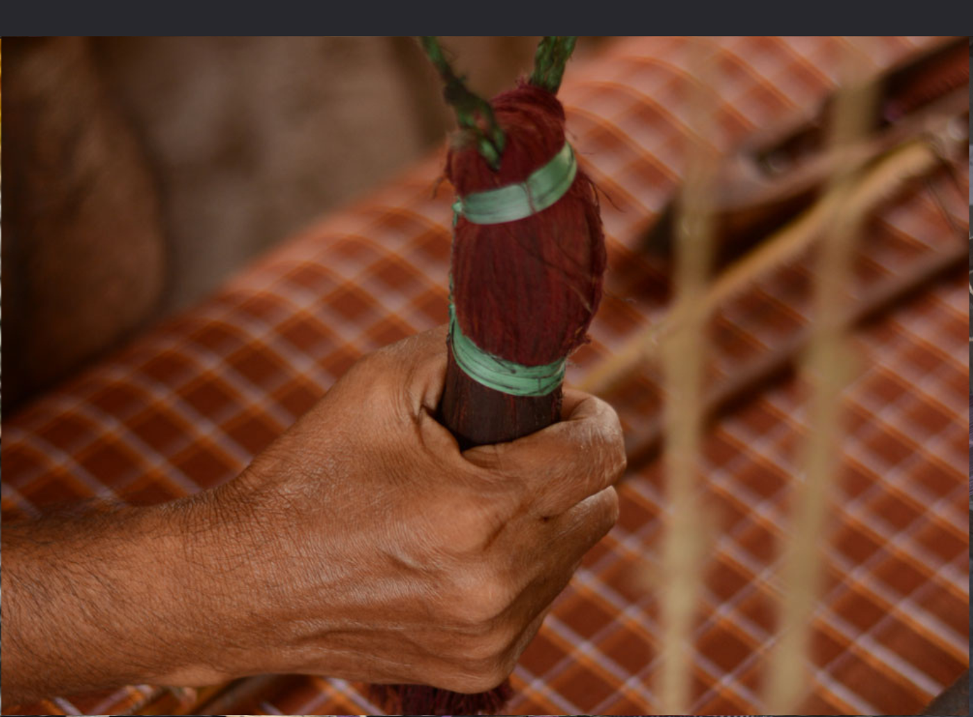 Artisan Weaving Fabric Yarns