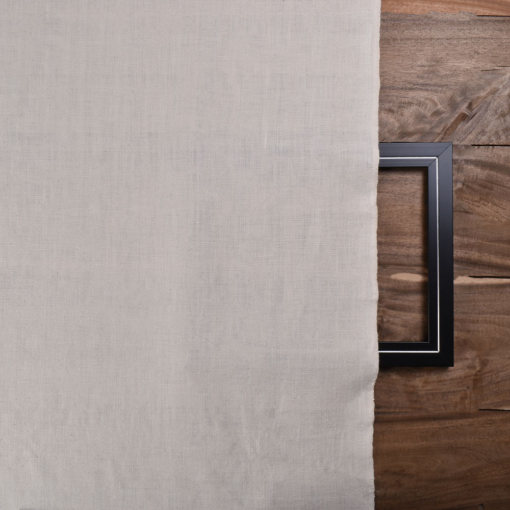 WHITE HANDSPUN & HANDWOVEN 180 GSM KHADI FABRIC - BLEACHED & DYEABLE
