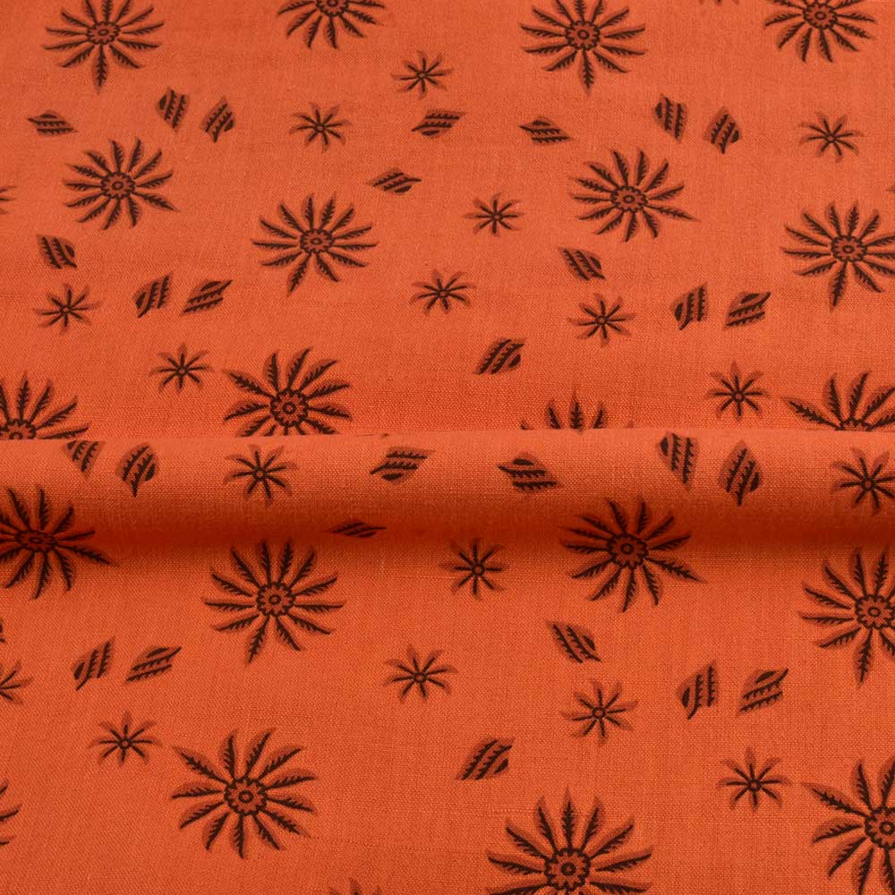 COTTON BLOCK PRINT 125 GSM FABRIC 