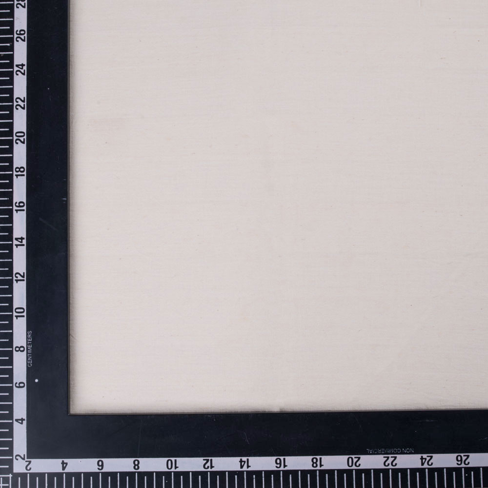 WHITE STRIPE COTTON 91 GSM FABRIC - BLEACHED WHITE & DYEABLE