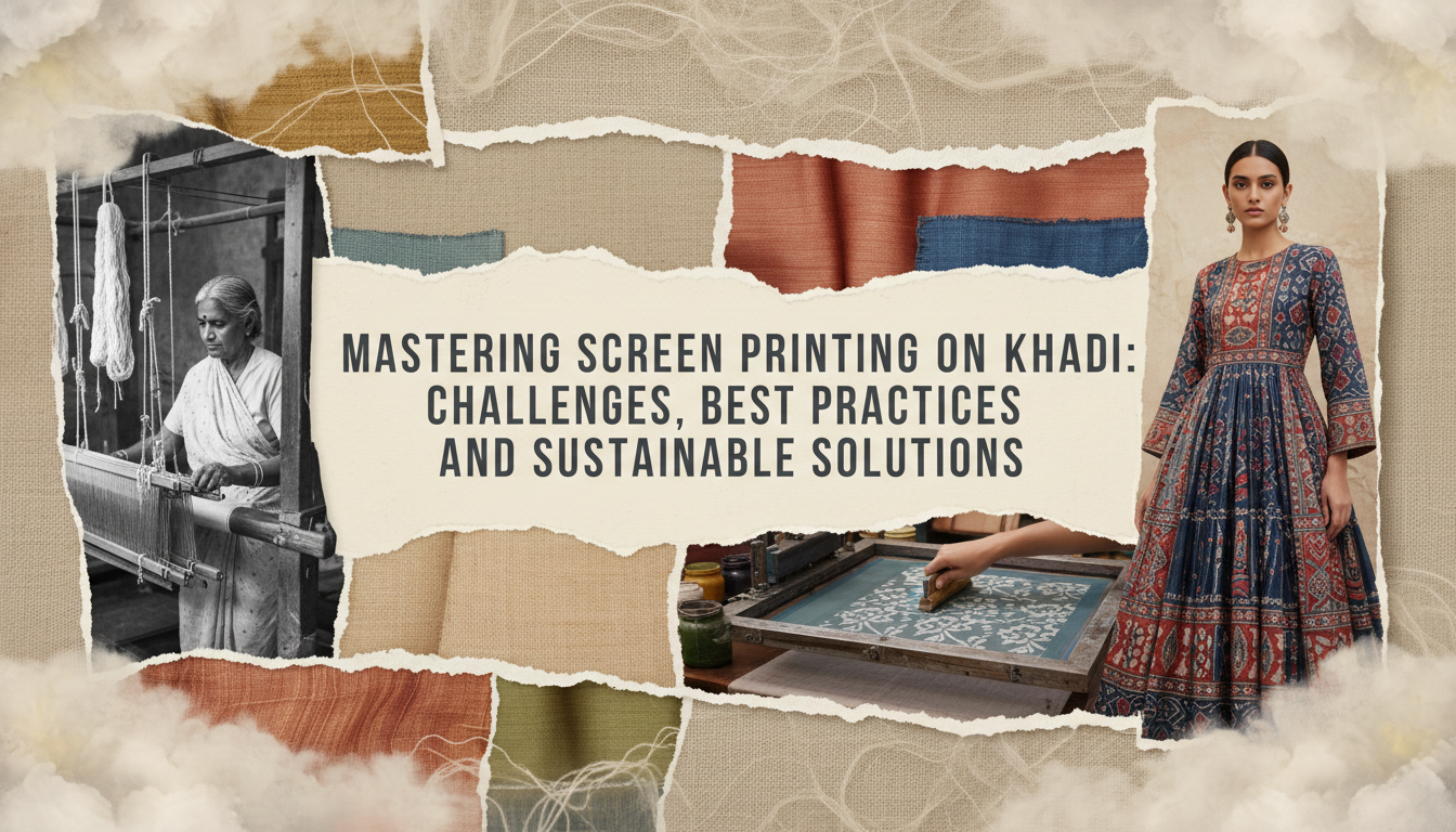 Mastering Screen Printing on Khadi: Challenges, Best Practices, and Sustainable Solutions
