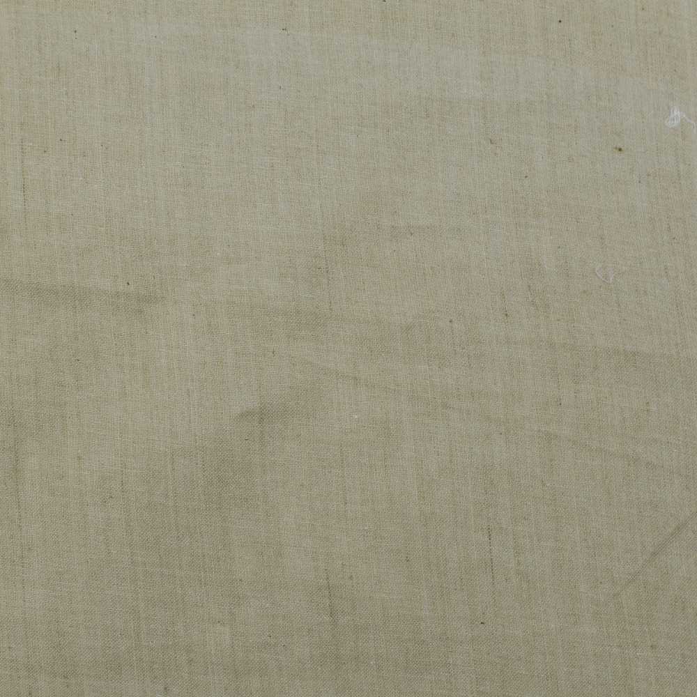 PLAIN BEIGE PURE COTTON 90 GSM HANDWOVEN FABRIC