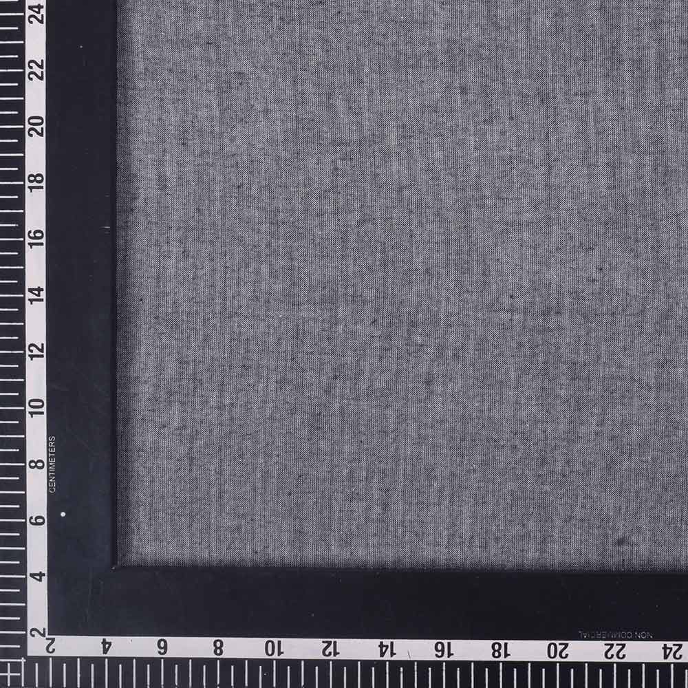 PLAIN GREY PURE COTTON 78 GSM HANDWOVEN FABRIC