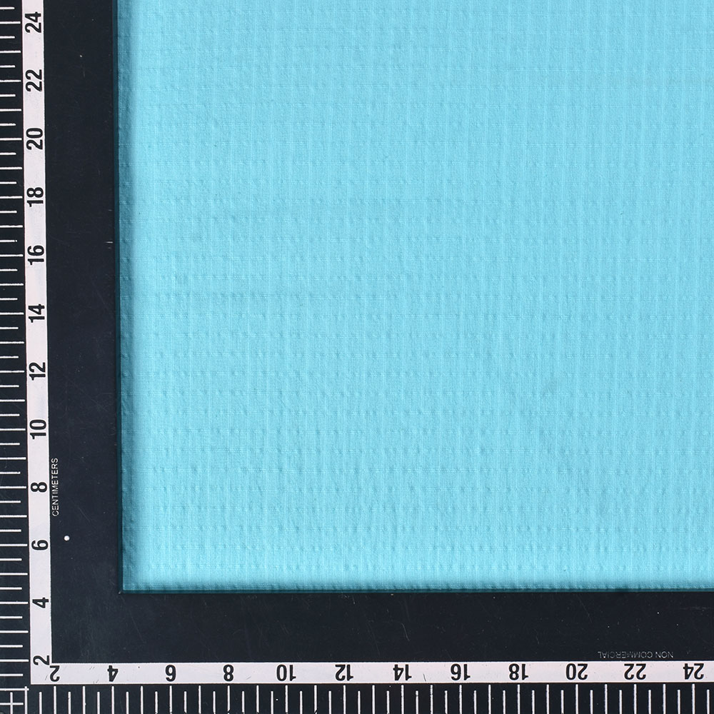 CHECK BLUE PURE COTTON 115 GSM HANDWOVEN FABRIC 491