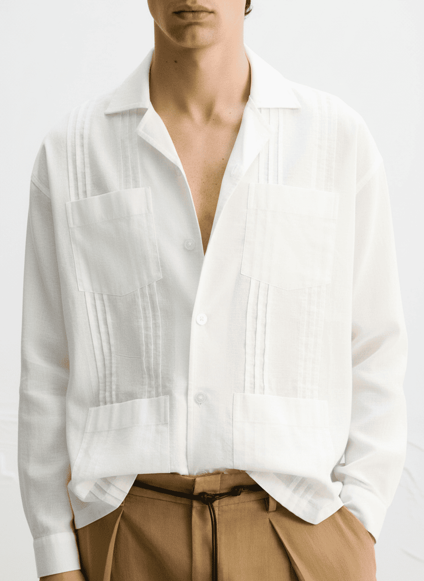 Pin Tucks Shirt