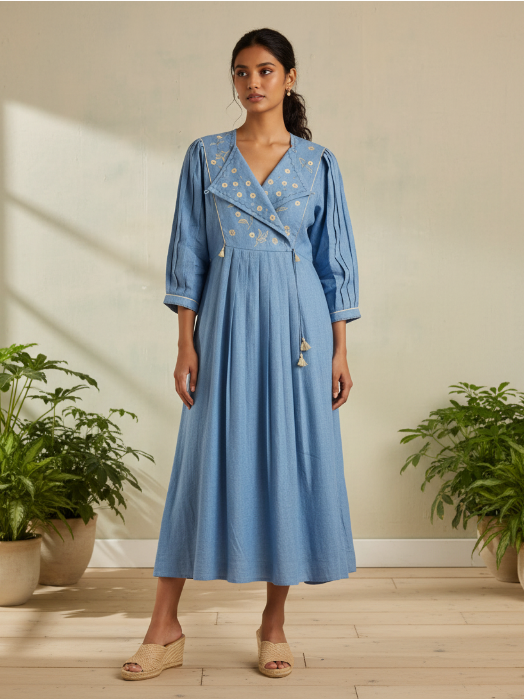 The Bloom Wrap Dress