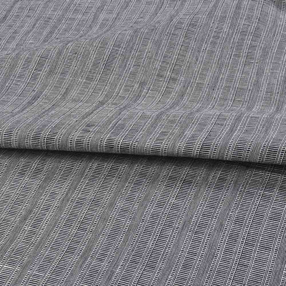 CHECK HOUNDSTOOTH GREY KHADI COTTON 94 GSM HANDWOVEN FABRIC