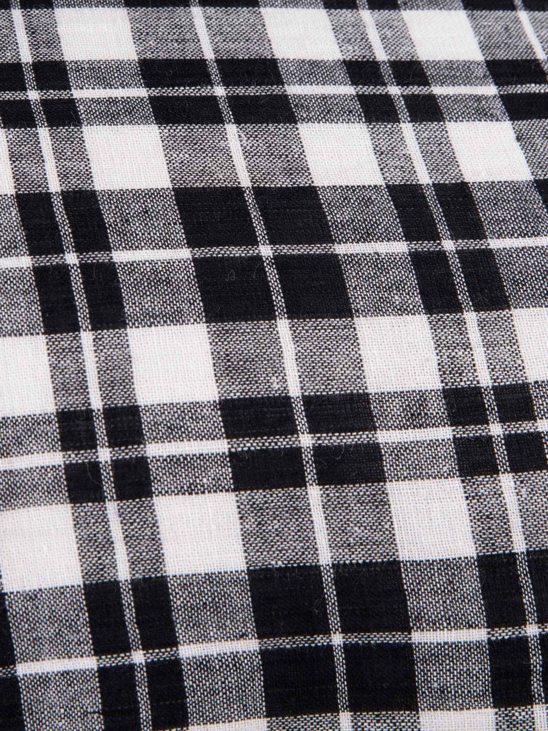 Checks Lumbar Cushion Cover