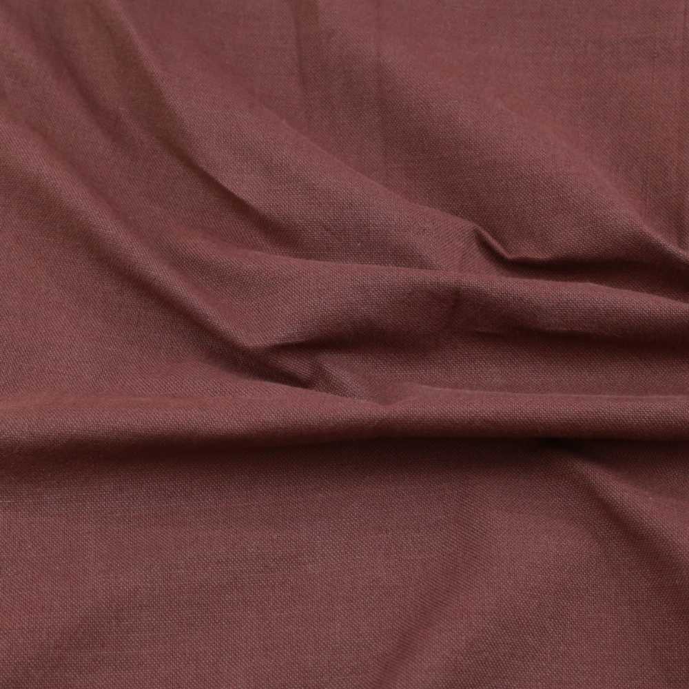 PLAIN RED PURE COTTON 212 GSM HANDWOVEN FABRIC