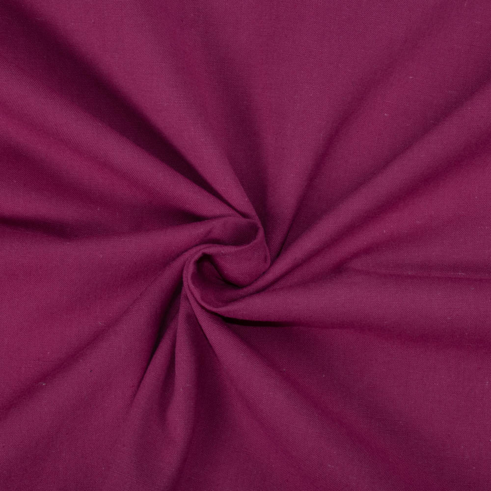 Plain Magenta Khadi Cotton 159 GSM Handwoven Fabric