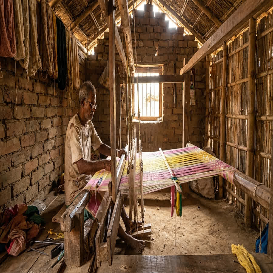 The Handloom Advantage: Micro-Gaps and Air Permeability — Anuprerna handloom