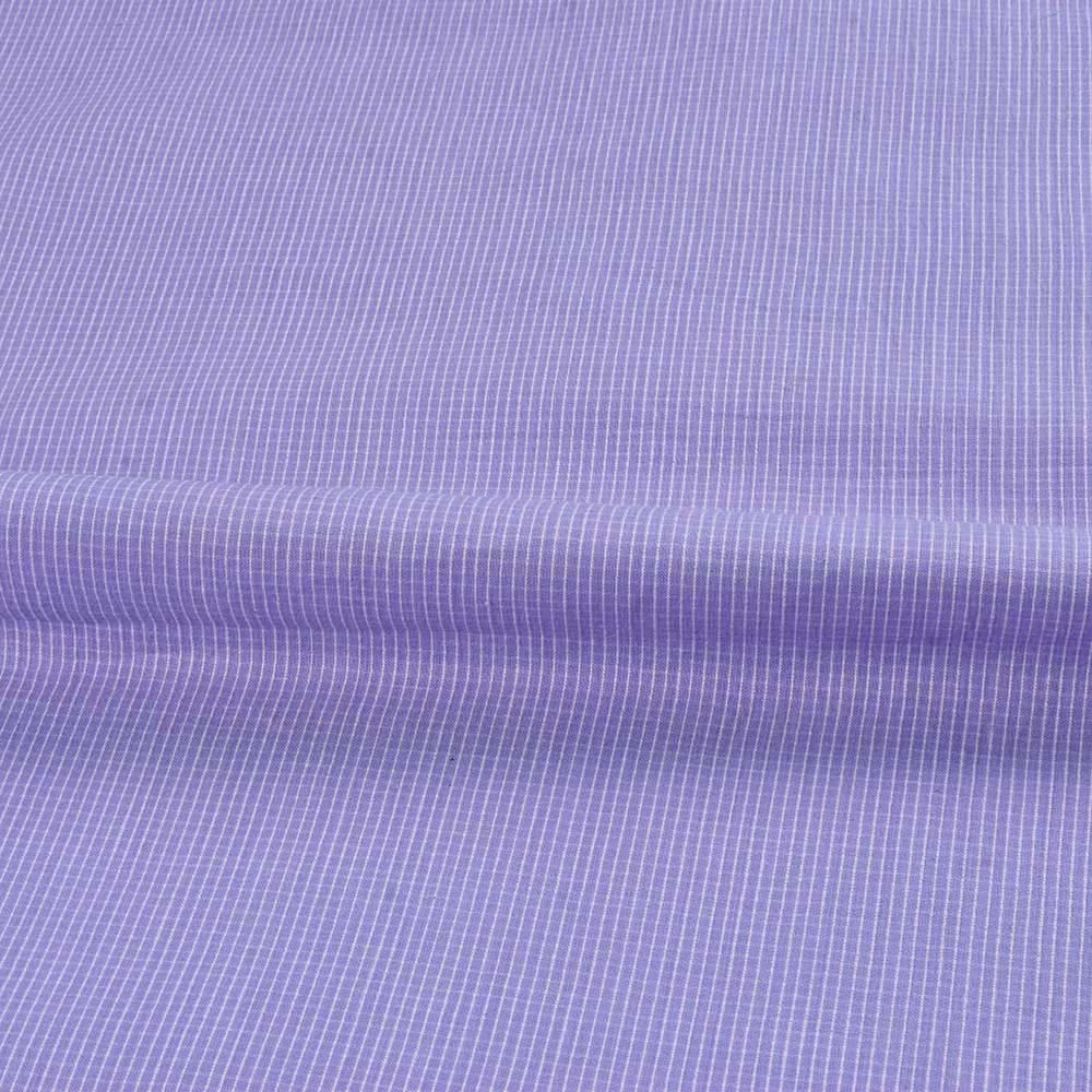 CHECK PURPLE PURE COTTON 93 GSM HANDWOVEN FABRIC