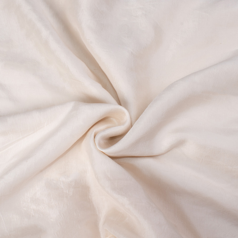 Plain Natural Pure Mulberry Double Plyed Silk 64 GSM Handwoven Fabric