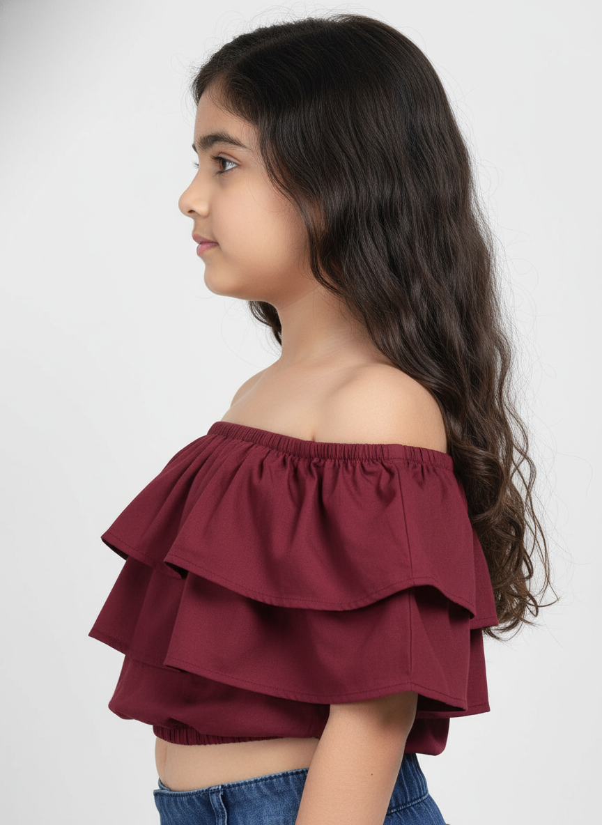 Off-Shoulder Ruffle Top