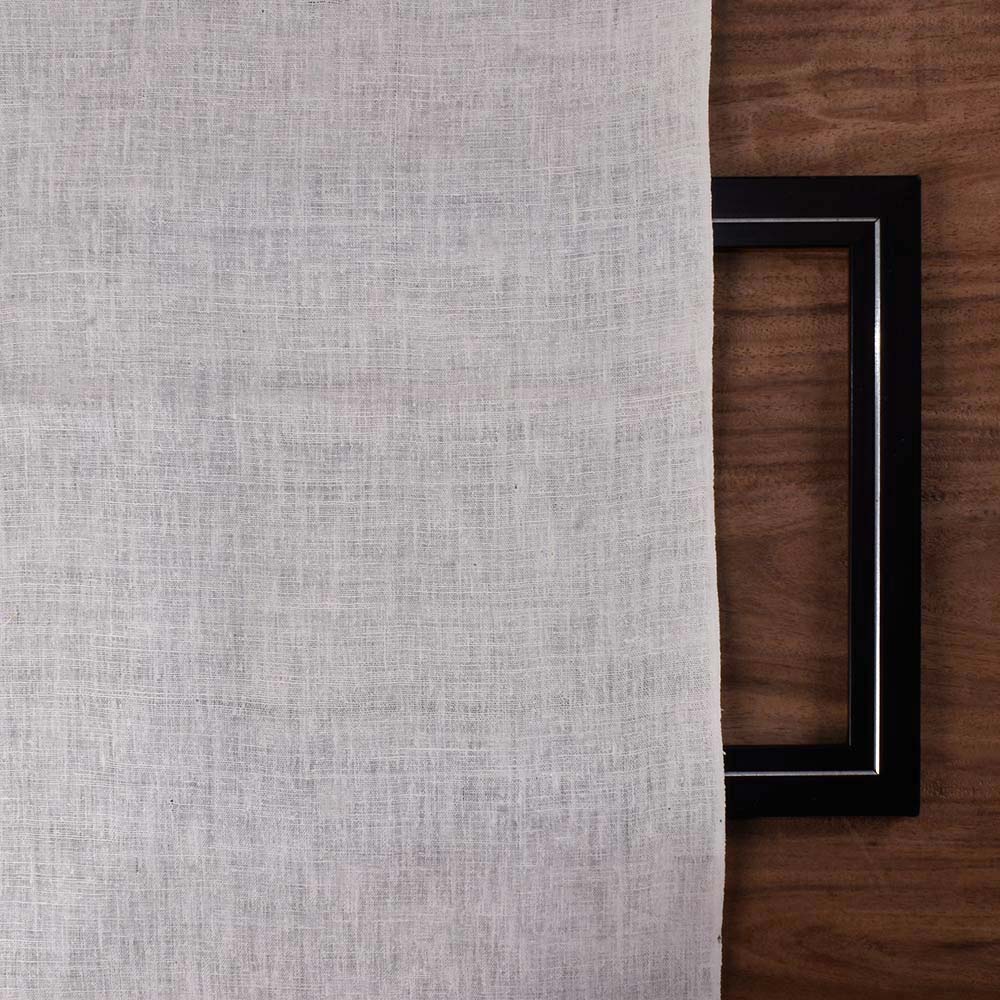 PLAIN NATURAL PURE MATKA SILK 109 GSM HANDWOVEN FABRIC
