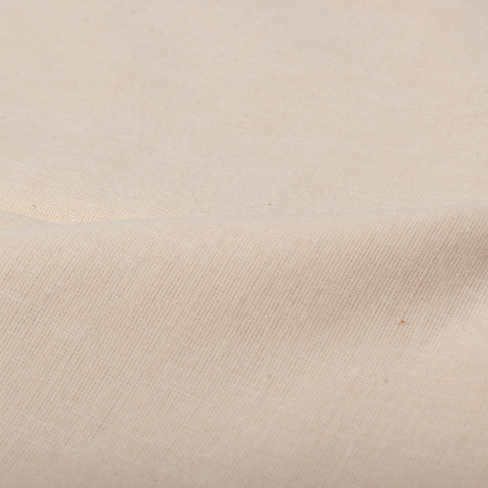 Chambray Cream Khadi Cotton 92 GSM Handwoven Fabric As22