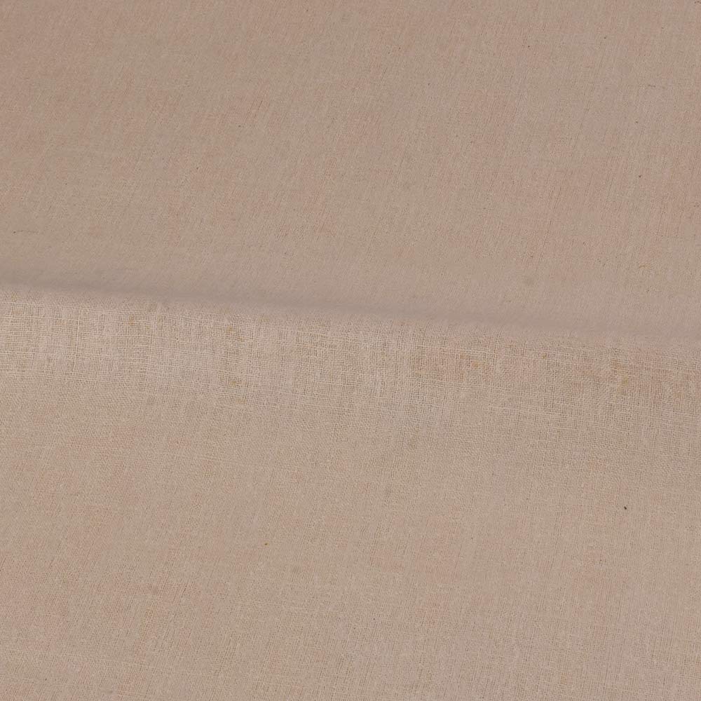 PLAIN NATURAL PURE MATKA SILK 111 GSM HANDWOVEN FABRIC