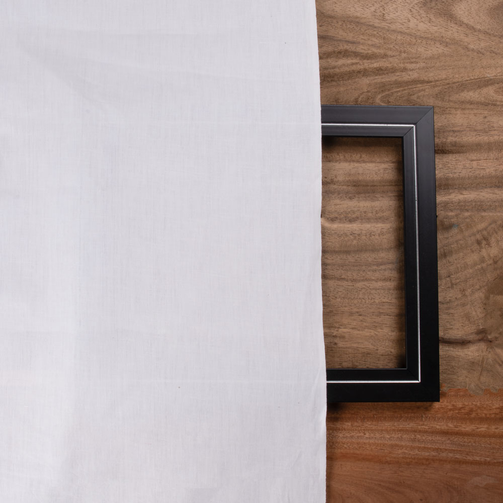 Ready for Dyeing White Khadi cotton fabric, perfect for custom dyeing