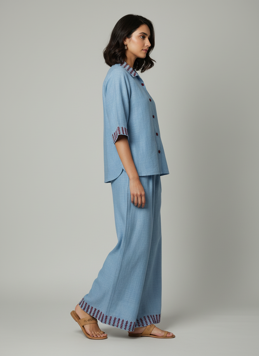 Embroidered Co-ord Set