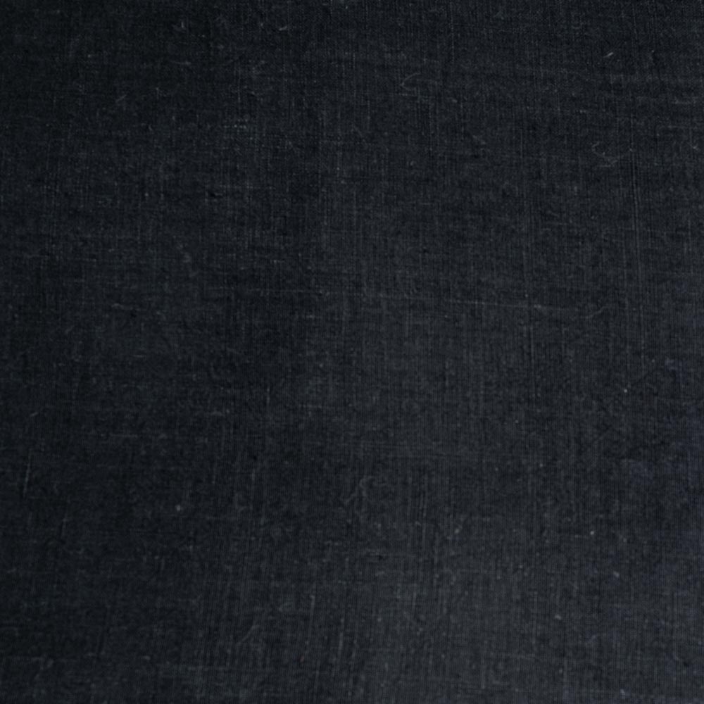 PLAIN BLACK KHADI 126 GSM HANDSPUN & HANDWOVEN FABRIC