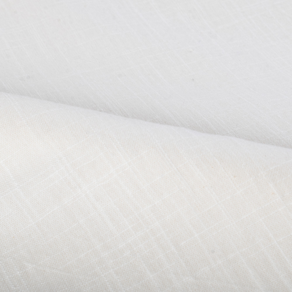 White Pure Cotton 105 GSM Handwoven Fabric - Bleached Dyeable