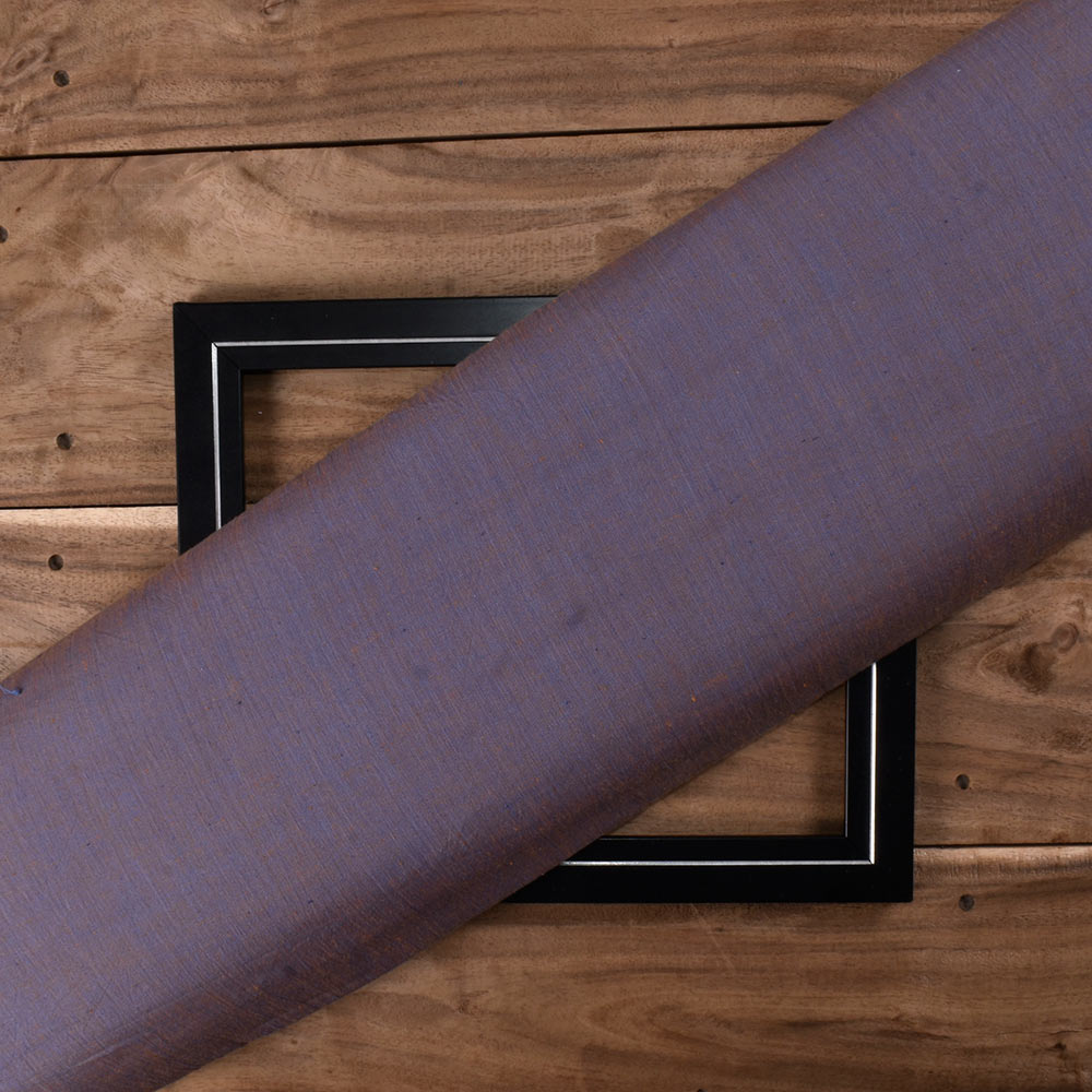 Cross Colour Purple Pure Cotton 95 GSM Handwoven Fabric