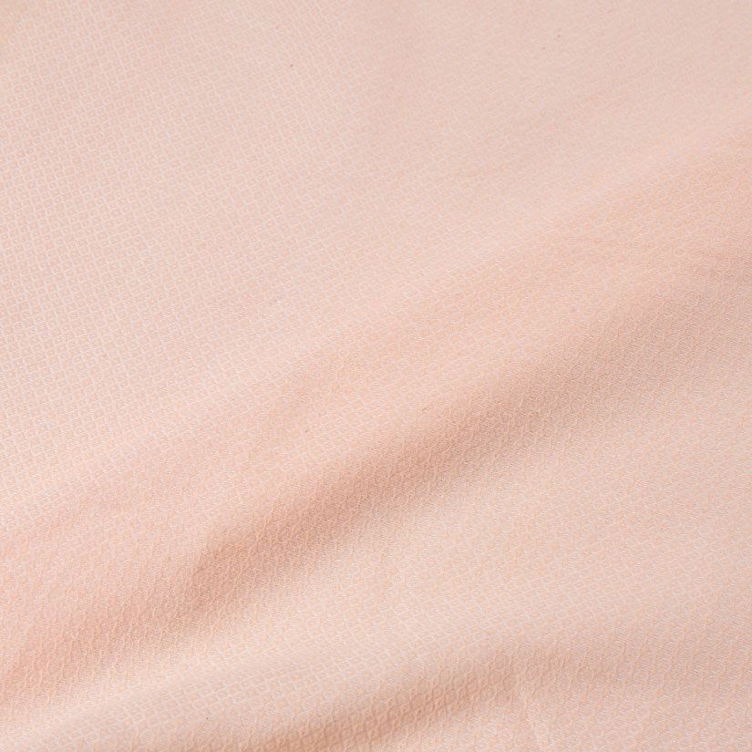 PEACH JACQUARD MERCERISED COTTON 116 GSM FABRIC
