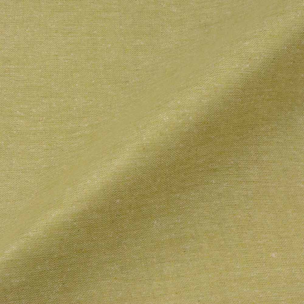 Plain Yellow Matka Silk & Khadi Blend 111 GSM Handwoven Fabric