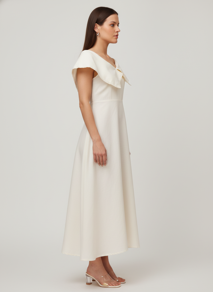 Off-Shoulder Basic Dress