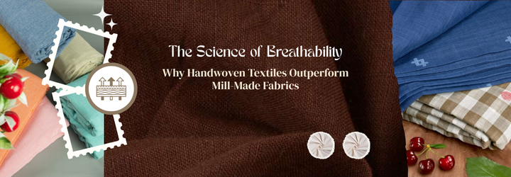 The Science of Breathability: Why Handwoven Textiles Outperform Mill-Made Fabrics