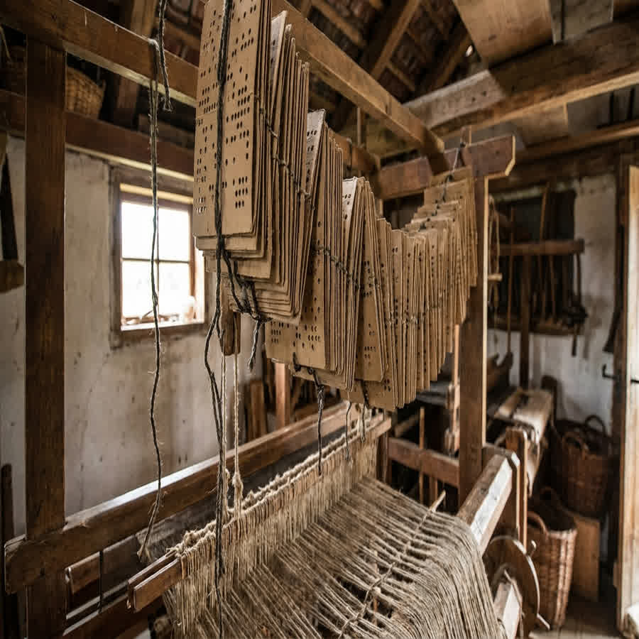 Customizing Your Jacquard Design: From Punch Card to Loom — Anuprerna handloom