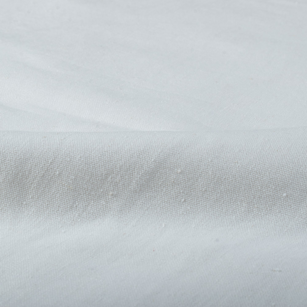 White Cotton & Linen 180 GSM Handwoven Coating Fabric 26