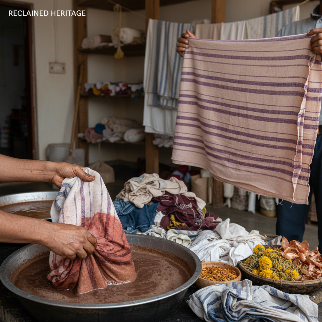 Textile scraps diverted from Indian landfills for circular cotton fabric manufacturing