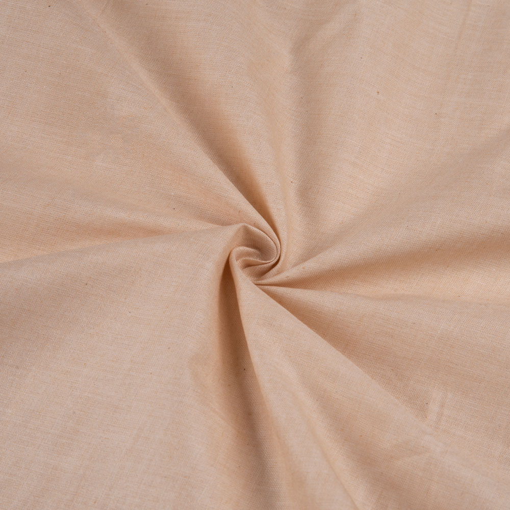 Plain Off-White Pure Cotton 92 GSM Handwoven Fabric
