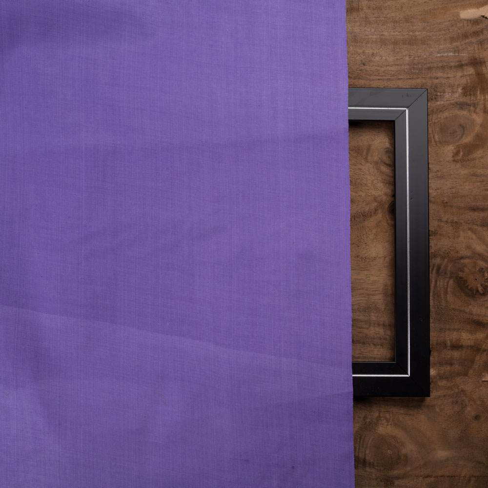 PLAIN PURPLE PURE COTTON 144 GSM HANDWOVEN FABRIC