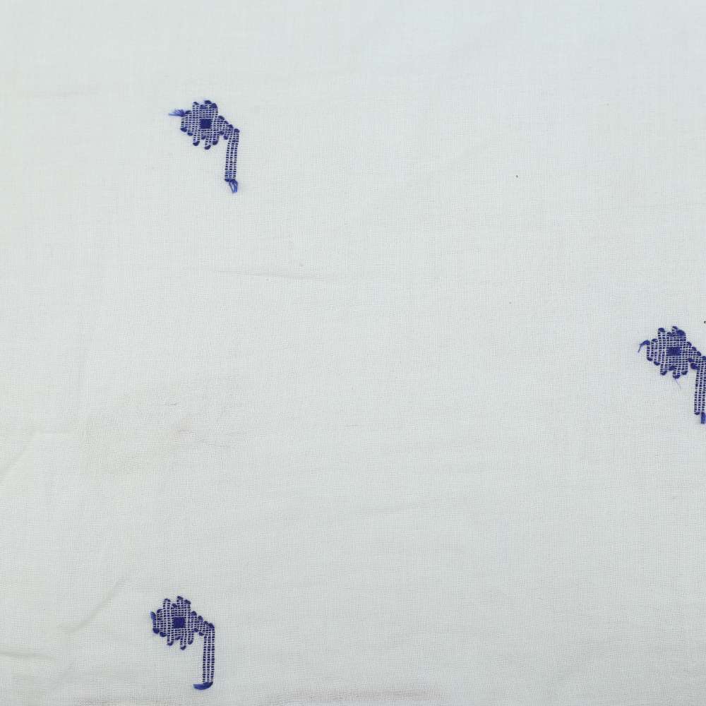 Geometric Cream Jamdani Pure Cotton 55 GSM Fabric 57