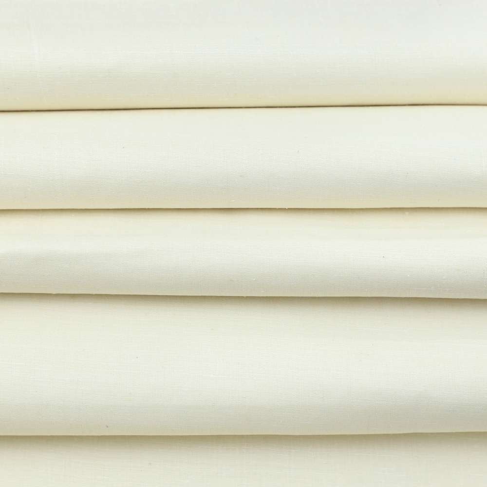 PLAIN NATURAL PURE MATKA SILK 103 GSM HANDWOVEN FABRIC