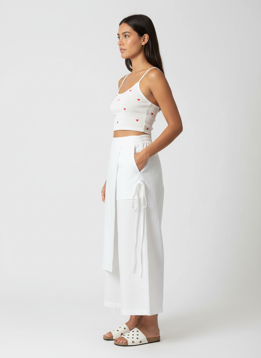 Overpaneled Straight Fit Pants