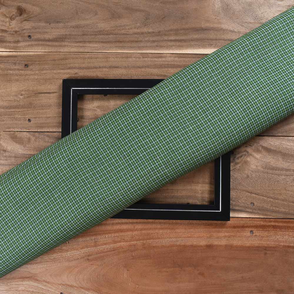 Pure Cotton Yarn Dyed 65 GSM Fabric | Design -Checks M