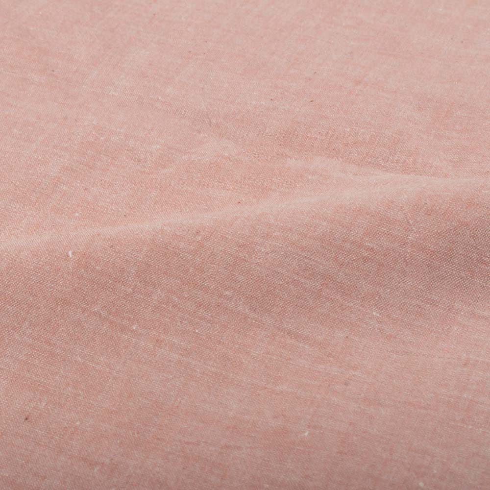 Chambray Red Khadi Cotton 75 GSM Handwoven Fabric H50