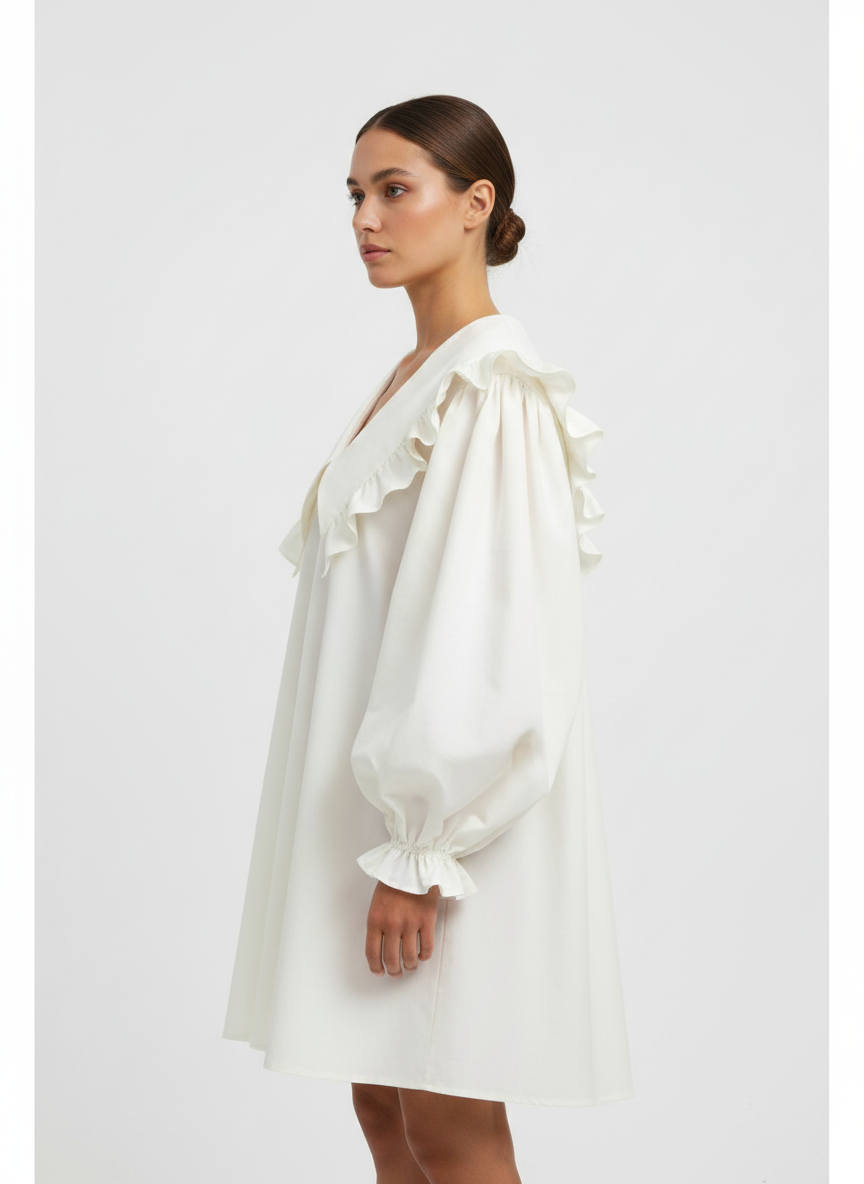 Gathered Sailor Dress