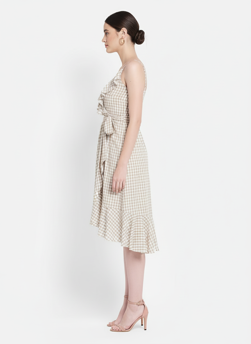 Waist Tie Picnic Dress