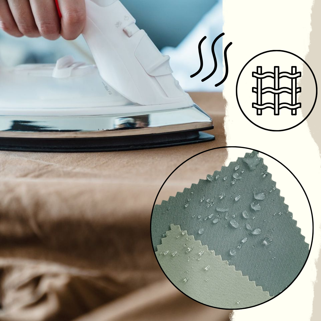 Fabrics composed of fiber blends can present unique challenges