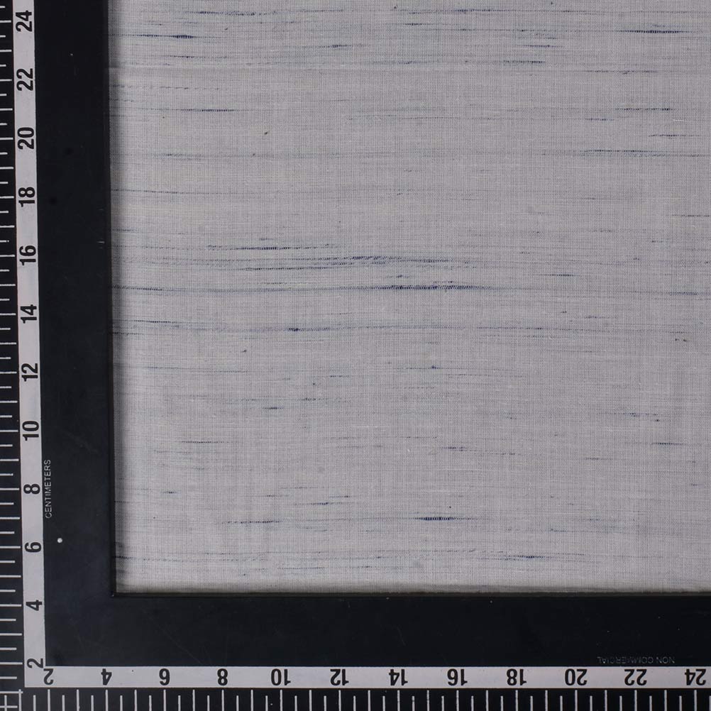 FUTKI NAVY BLUE KHADI COTTON 92 GSM HANDWOVEN FABRIC